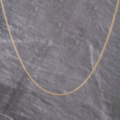 Pre-Owned 9ct Yellow Gold 21 Inch Curb Chain 41162269