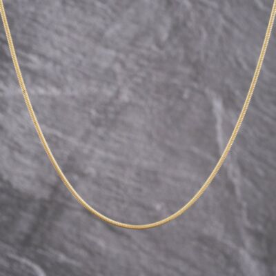 Pre-Owned 9ct Yellow Gold 18 Inch Snake Chain 41162274