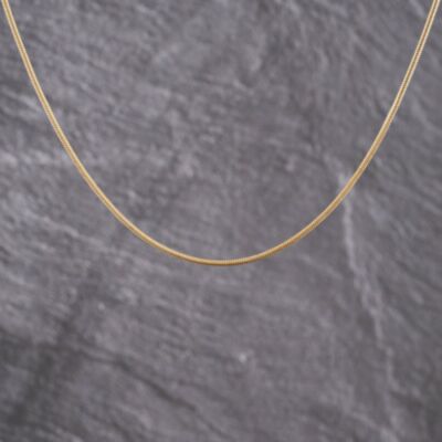 Pre-Owned 9ct Yellow Gold 16 Inch Snake Chain 41162275