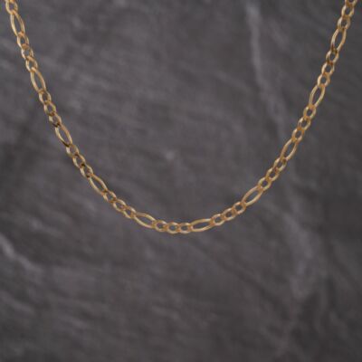 Pre-Owned 9ct Yellow Gold 20 Inch Figaro Chain 41162279