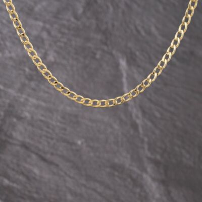 Pre-Owned 9ct Yellow Gold 16 Inch Curb Chain 41162285