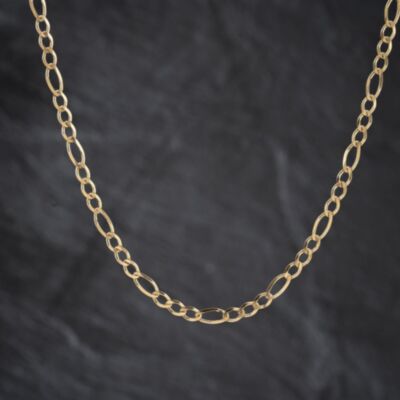 Pre-Owned 9ct Yellow Gold 20 Inch Figaro Chain 41162292