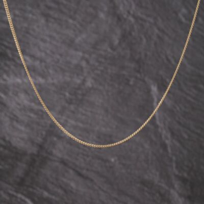 Pre-Owned 9ct Yellow Gold 18 Inch Curb Chain 41162302