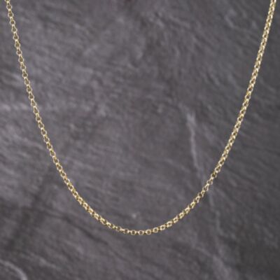 Pre-Owned 18ct Yellow Gold 18 Inch Belcher Chain 41162306