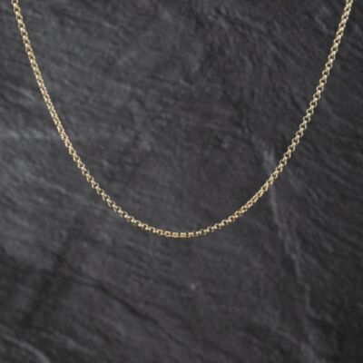 Pre-Owned 9ct Yellow Gold 16 Inch Belcher Chain 41162310