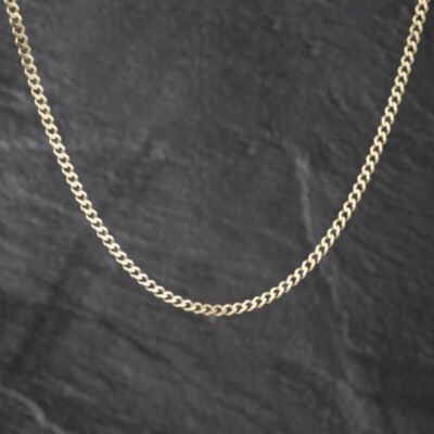 Pre-Owned 9ct Yellow Gold 20 Inch Curb Chain 41162314