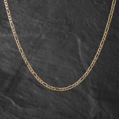 Pre-Owned 9ct Yellow Gold 20 Inch Figaro Chain 41162315