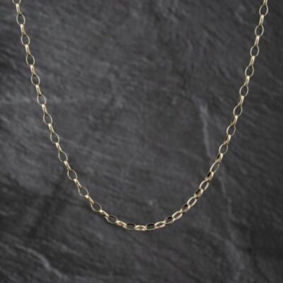 Pre-Owned 9ct Yellow Gold 21 Inch Belcher Chain 41162324