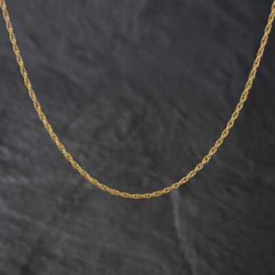Pre-Owned 9ct Yellow Gold 15 Inch Prince Of Wales Chain 41162328