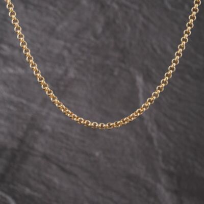 Pre-Owned 9ct Yellow Gold 18 Inch Belcher Chain 41162331