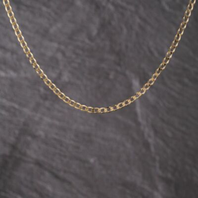 Pre-Owned 9ct Yellow Gold 16 Inch Curb Chain 41162334