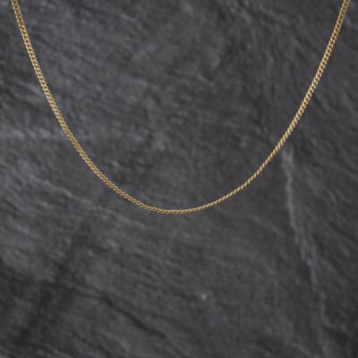 Pre-Owned 9ct Yellow Gold 16 Inch Curb Chain 41162343