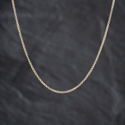 Pre-Owned 9ct Yellow Gold 18 Inch Belcher Chain 41162348
