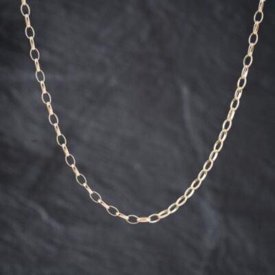 Pre-Owned 9ct Yellow Gold 20 Inch Belcher Chain 41162349