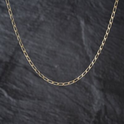 Pre-Owned 9ct Yellow Gold 18 Inch Curb Chain 41162361