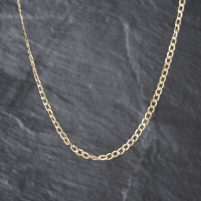 Pre-Owned 9ct Yellow Gold 22 Inch Curb Chain 41162382