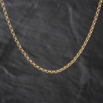 Pre-Owned 9ct Yellow Gold 19 Inch Belcher Chain 41162385