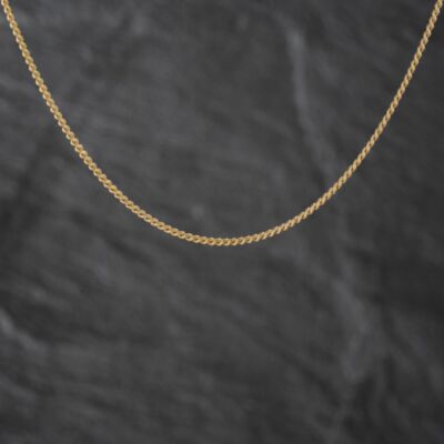 Pre-Owned 9ct Yellow Gold 20 Inch Curb Chain 41162386
