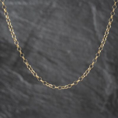Pre-Owned 9ct Yellow Gold 21 Inch Belcher Chain 41162394