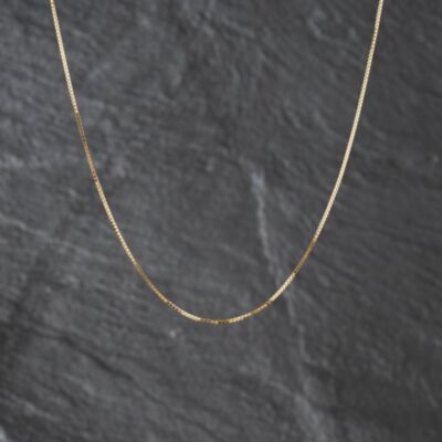 Pre-Owned Yellow Gold 16 Inch Box Chain 41162408