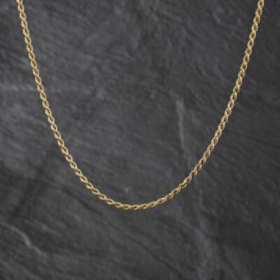 Pre-Owned 9ct Yellow Gold 19 Inch Rope Chain 41162412