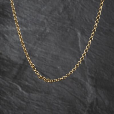 Pre-Owned 9ct Yellow Gold 19 Inch Belcher Chain 41162417