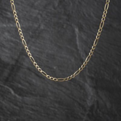 Pre-Owned 9ct Yellow Gold 22 Inch Figaro Chain 41162420