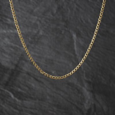 Pre-Owned 9ct Yellow Gold 20 Inch Curb Chain 41162421
