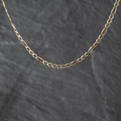 Pre-Owned 9ct Yellow Gold 16 Inch Figaro Chain 41162425