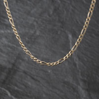Pre-Owned 9ct Yellow Gold 18 Inch Figaro Chain 41162426