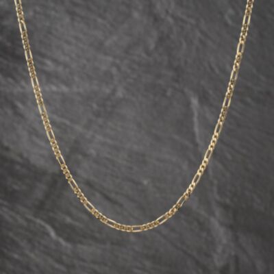 Pre-Owned 9ct Yellow Gold 20 Inch Figaro Chain 41162437