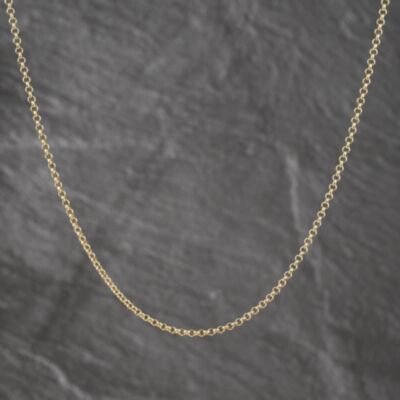 Pre-Owned 9ct Yellow Gold 18 Inch Belcher Chain 41162438