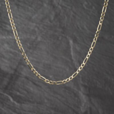 Pre-Owned 9ct Yellow Gold 18 Inch Figaro Chain 41162455