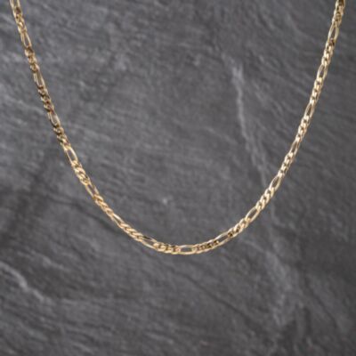Pre-Owned 9ct Yellow Gold 20 Inch Figaro Chain 41162469
