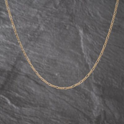 Pre-Owned 9ct Yellow Gold 19 Inch Figaro Chain 41162470