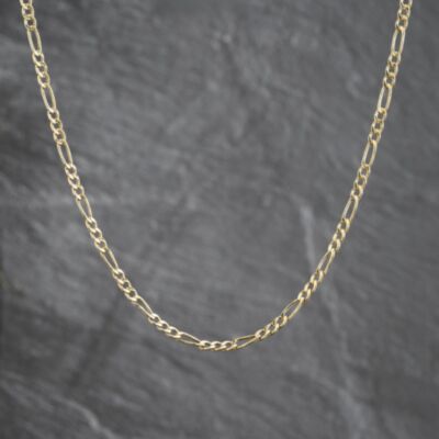 Pre-Owned 9ct Yellow Gold 20 Inch Figaro Chain 41162483