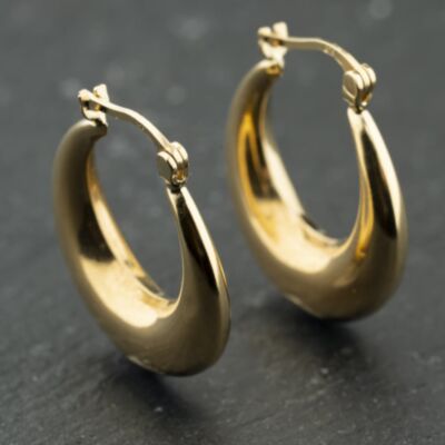 Pre-Owned Yellow Gold 23mm Creole Earrings 41174121