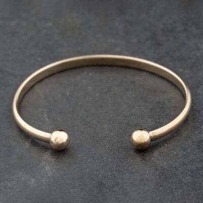 Pre-Owned 9ct Yellow Gold Plain Torque Bangle 41211413