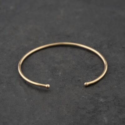 Pre-Owned 9ct Yellow Gold Childrens Small Torque Bangle 41211427