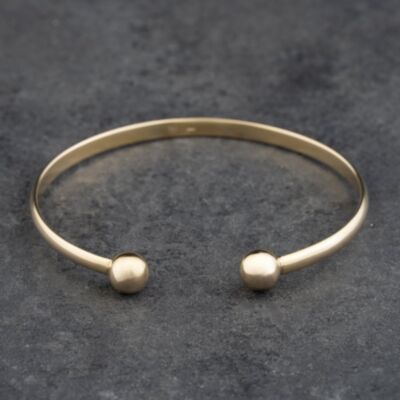 Pre-Owned 9ct Yellow Gold Torque Bangle 41211433