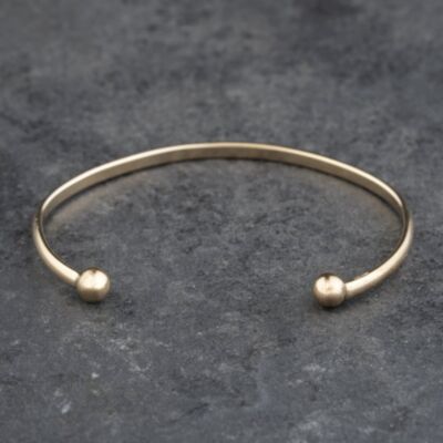 Pre-Owned 9ct Yellow Gold Torque Bangle 41211435