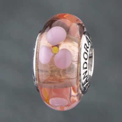 Pre-Owned Pandora Silver Murano Glass Bead Charm 41221292