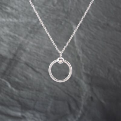 Pre-Owned Pandora Silver 22 Inch Pendant Necklace 41221429