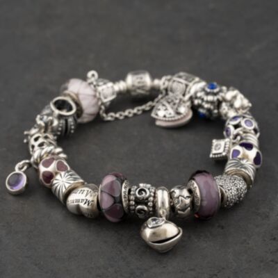 Pre-Owned Pandora Silver Full 7.5 Inch Charm Bracelet 41221435