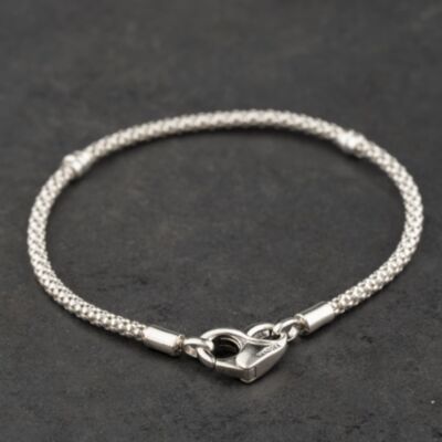 Pre-Owned Pandora Silver 7.5 Inch Charm Bracelet 41221438