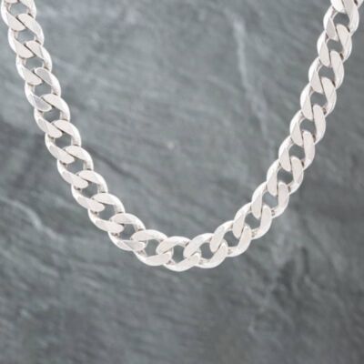 Pre-Owned Silver 20 Inch Curb Chain 41251360