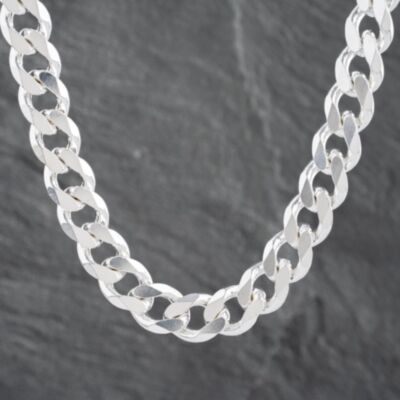 Pre-Owned Silver Heavy Duty 20 Inch Curb Chain 41251442