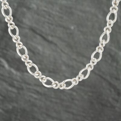 Pre-Owned Sterling Silver 24 Inch Figaro Necklace 41251477