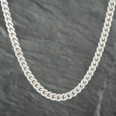 Pre-Owned Sterling Silver 24 Inch Curb Necklace 41251491