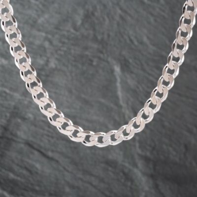 Pre-Owned Silver Heavy 20 Inch Curb Chain 41251574